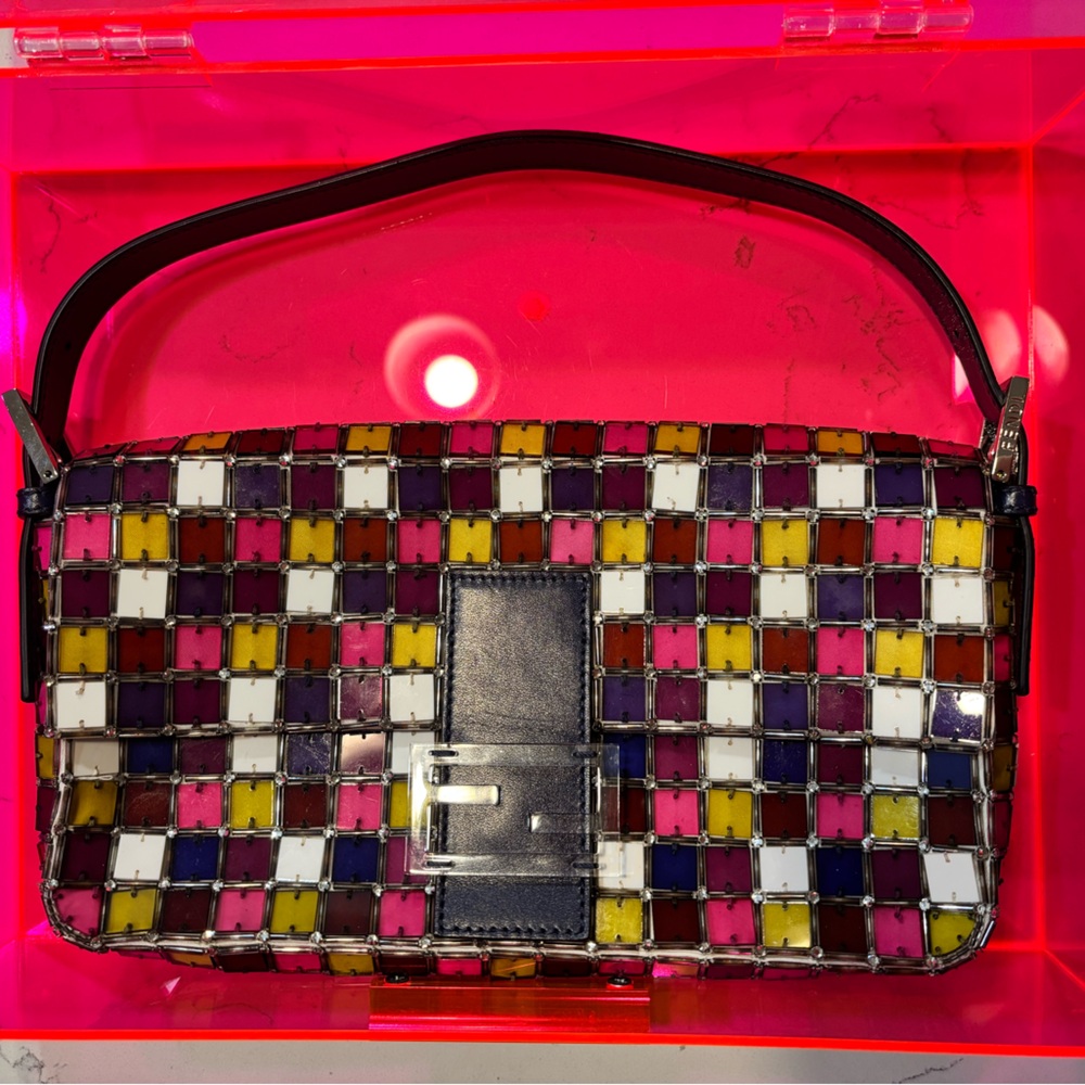 VERY RARE Fendi Mosaic Beaded Baguette - AS SEEN IN THE CAREIE DIARIES